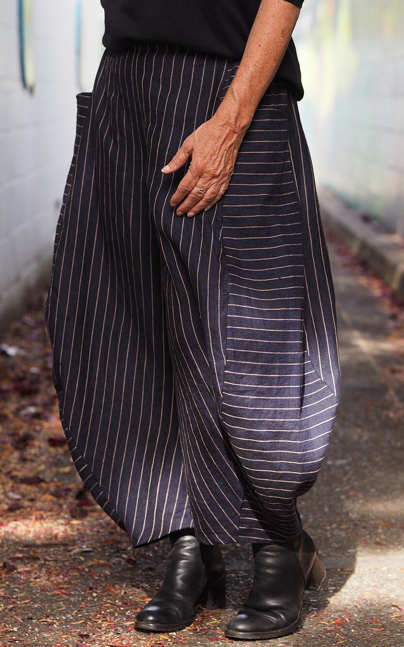 Alembika Pinstripe Balloon Pants